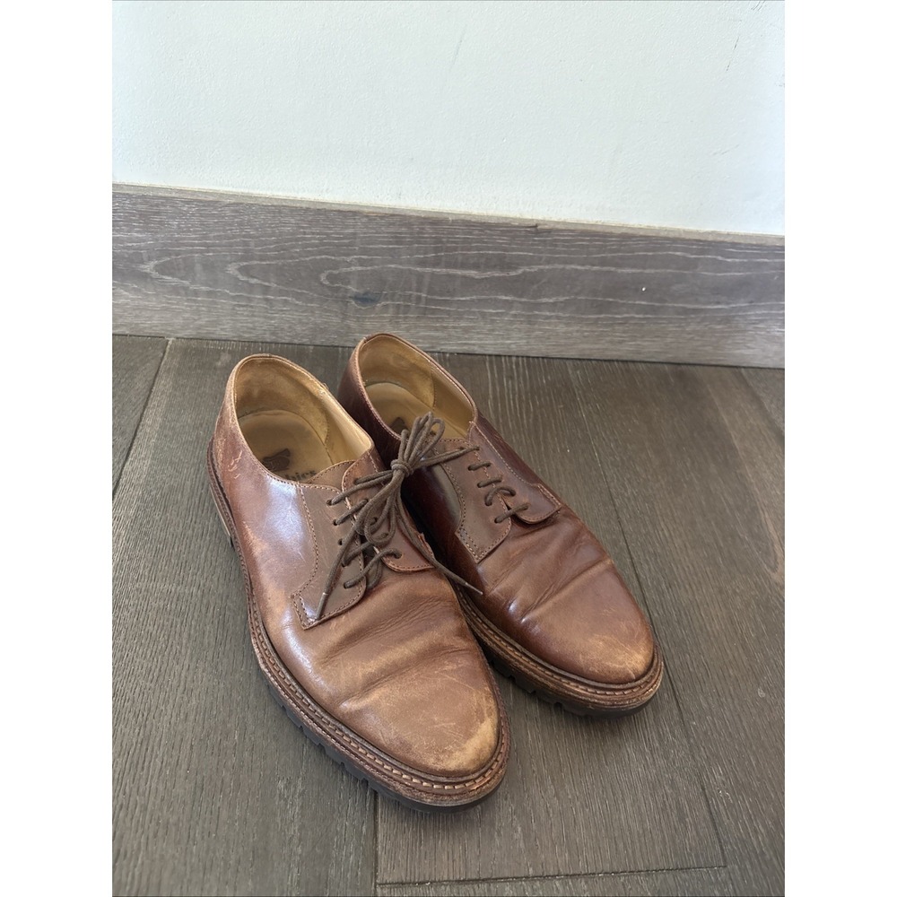 Bobby's Vintage Brown Leather Dress Shoes Men's Size 42